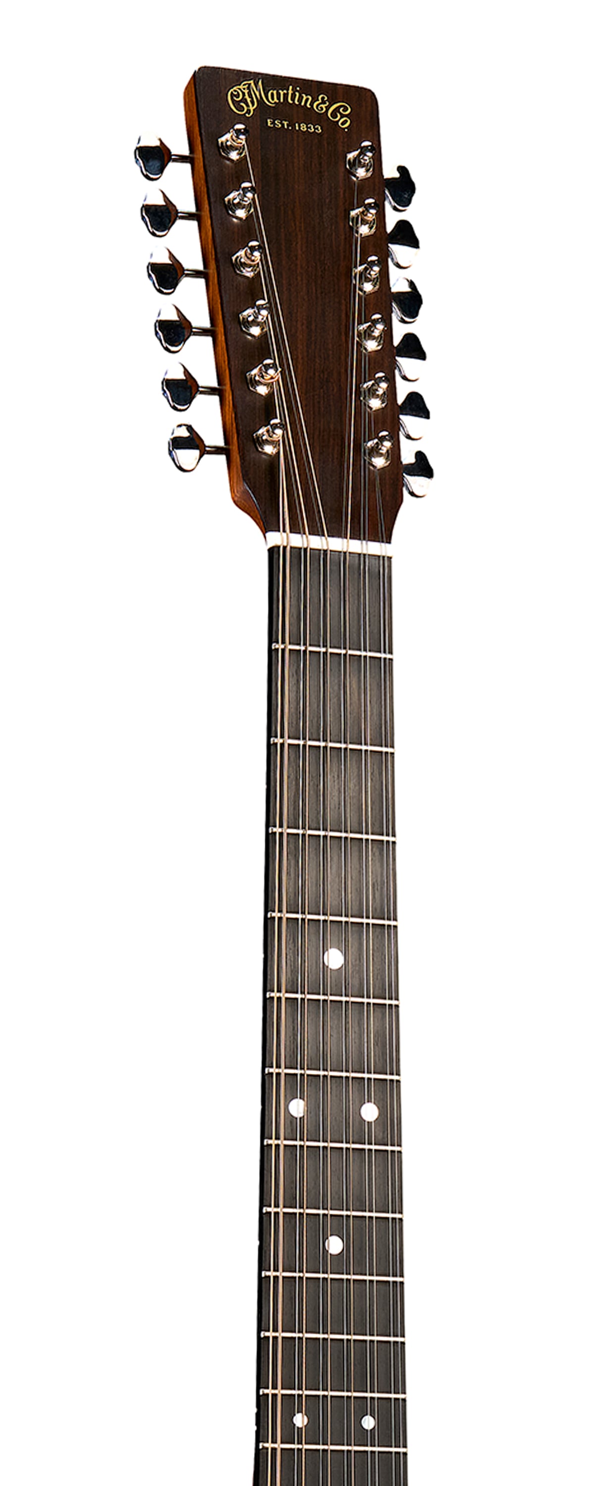 Headstock & Neck of Martin Grand J-16E 12 String Guitar image number 4